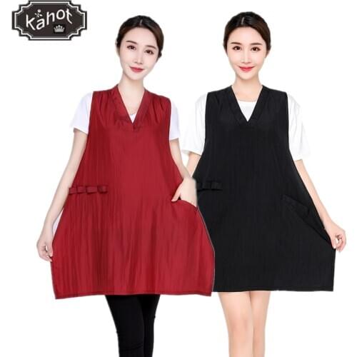Hairdressing apron hair salon special perm dyeing oiling barber work clothes assistant apron fashion manicure technician clothes