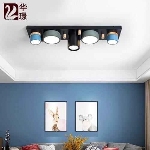 Nordic led ceiling light led panel lights led ceiling light AC85-265V cafe hotel lighting light ceiling light fans