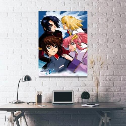 Home Decor Painting Canvas Gundam Seed Japan Anime Print Gift Poster Modern Wall Art Modular Picture Bedroom Background Frame