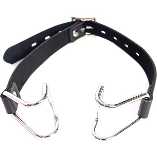 Open Mouth Gag Harness Metal Claw Hook Mask Bdsm Bondage Restraints Spreader Force Slave For Couples Erotic Oral Sex Accessories