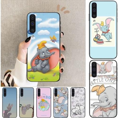Dumbo Phone cover hull For SamSung Galaxy S 8 9 10 20 21 S30 Plus Edge E S20fe 5G Lite Ultra black soft
