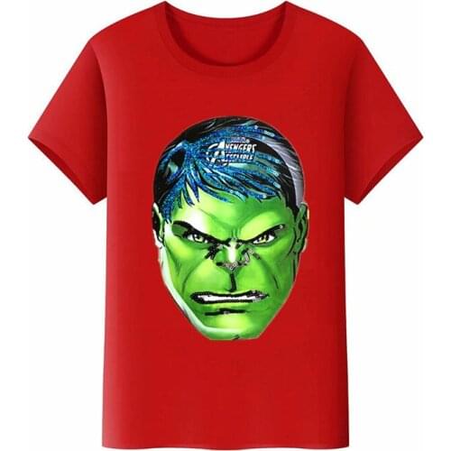 Disney summer childrens cartoon color Mickey Mouse sequins boys and girls light up LED T-shirt cotton short-sleeved shirt