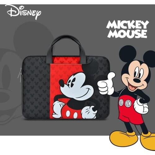 Disney Mickey laptop bag for Macbook Air Pro 13 14 15.6 PU waterproof and shockproof laptop case for Dell Acer Asus HP handbag