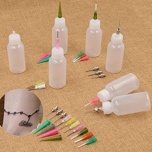 Tattoo Making Tool Henna Tattoo Applicator Squeeze Plastic Drawing Bottle Detailing Nozzle Tip Set Tattoo Accesories Body Art