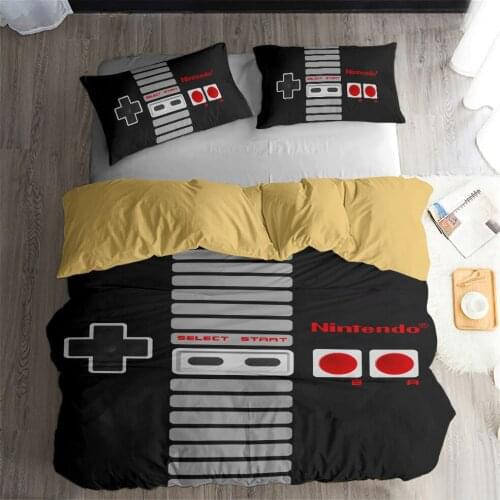 HELENGILI 3D Bedding Set GAME HANDLE game boy Print Duvet Cover Set with Pillowcase Bed Set Home Textiles #DT-08