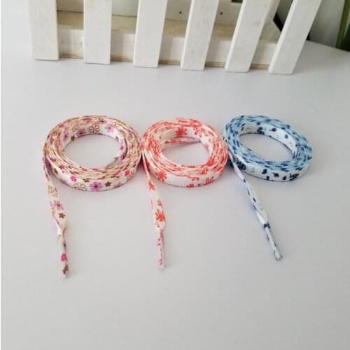Fashion Shoelaces Classic Cherry Blossom Pink Shoelace Female Flower Lace Decorative Buckle Female Shoelace Hot