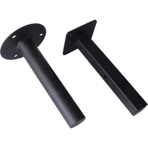 Wall Iron Triangular Bracket 25CM Luggage Carrier Bearing Support Shelf Laminate 2PCS