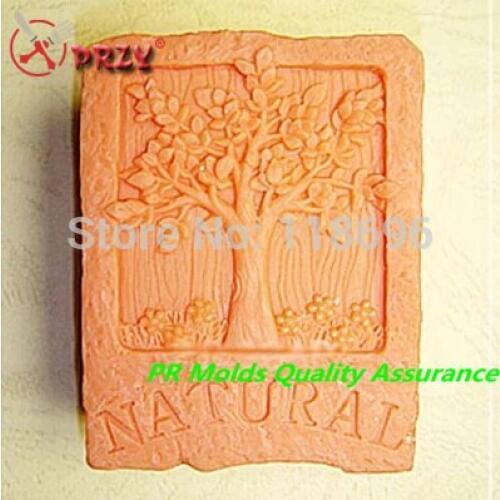 NATURAI tree series modelling silicon soap mold fondant Cake decoration mold wholesale Handmade soap mold NO.:SO393