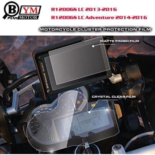New For BMW R1200GS LC 2013-2016 / LC Adventure 2014 2015 2016 Cluster & GPS Navigator Scratch Protection Film Screen Protector