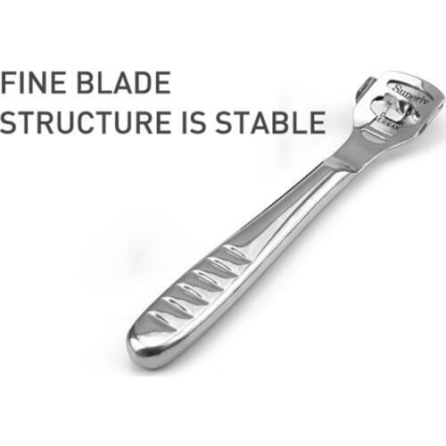 New Foot Callus Cuticle Hard Skin Remover Rasp Cutter Pedicure Kit Suitable For All Feet With 10 Blades nails art Y