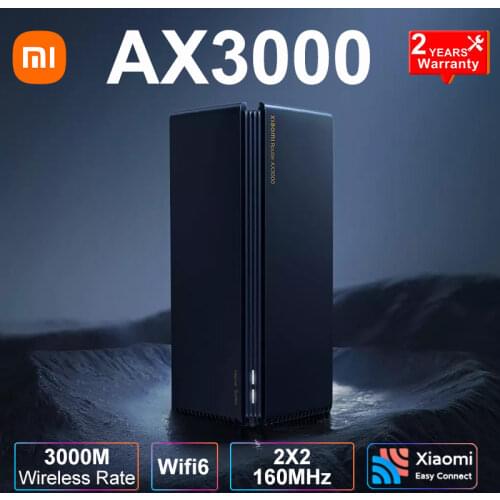 Original Xiaomi Router AX3000 Mesh WIFI6 Full Gigabit 5GHz Router Mesh WiFi Repeater 4 Antennas Network Extender Mesh Routers
