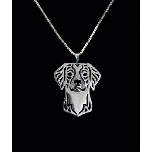 Drop shipping-Brittany Dog Necklace