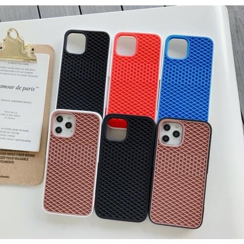 Waffle Rainbow Sole Silicone Phone Case For IPhone 11 12 Pro Max 6 6S 7 8 Plus Full Body Protective Cover For IPhone X XR XS Max