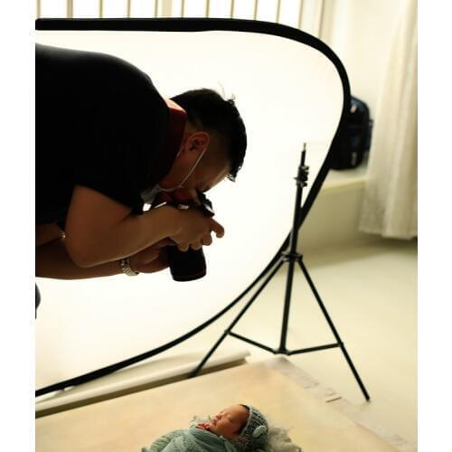 100*150CM Newborn Photography Props Photography Studio Photo Oval Collapsible Light Reflector handhold portable photo disc