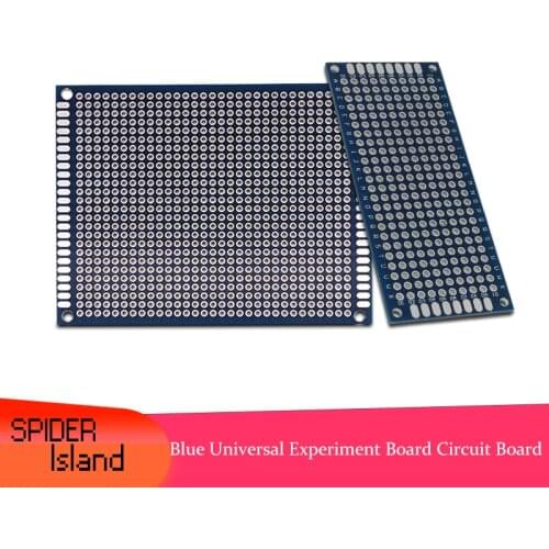 Universal PCB Board Diy Prototype Blue Printed Circuit Board Panel Single Side Electronic Soldering Board 2x8 3x7 4x6 5x7 7x9
