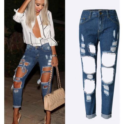 XIKOI Womens Ripped Jeans