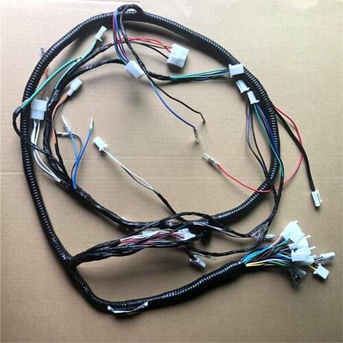 Motorcycle Cable Wiring Harness Full Vehicle Line Assembly For YAMAHA SV MAX Scooter Electrics Wire Lgnition Line Accessories