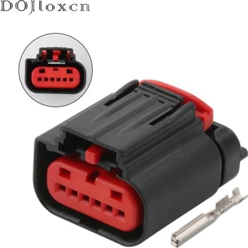 2 Sets 6 Pin Tyco Electronic Female Factory Reset Wiring Connector For GM Alloytec V6 DBW Accelerator Throttle Pedal 1-1419168-1