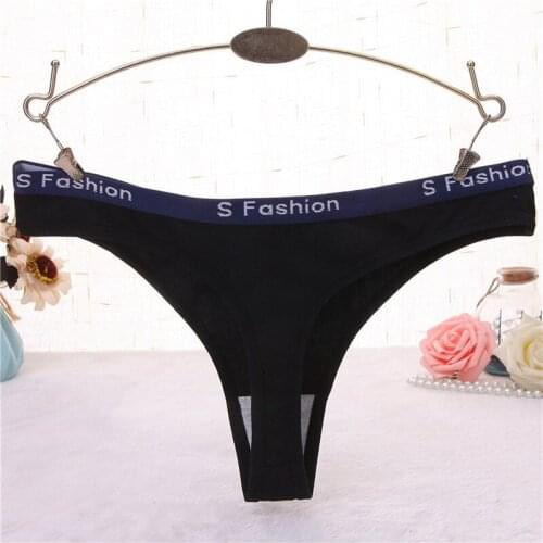 1 Pcs Panties For Woman Sexy Cotton G-String Lingerie Low Waist Hot Sale Female Panties Underwear Woman T-back Sexy Underwear