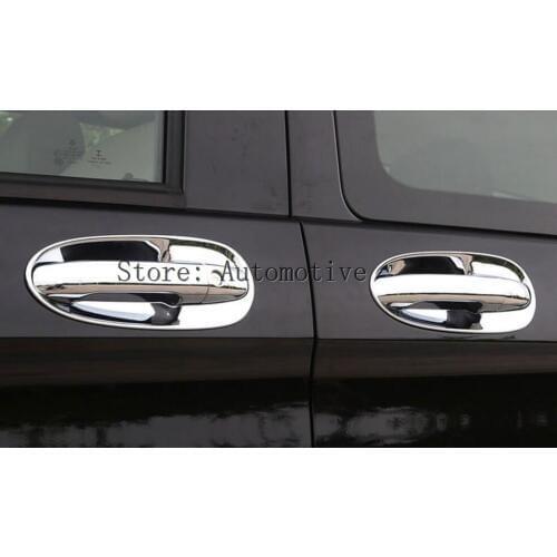 Loyalty 16pcs ABS Chrome for Mercedes-Benz V-class V260 V260l VITO 2016 2017 Car Door Side Handle+handle Bowl Switch Cover