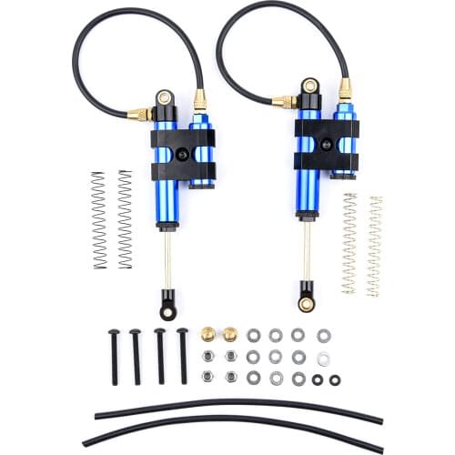 2PCS 1:10 100mm / 110mm Piggyback Shock Absorber Internal Springs Damper for 1/10 RC Crawler Car Axial SCX10 90046 D90 TRX4