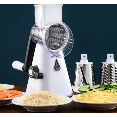 3 In 1 Manual Vegetable Cutter Slicer Kitchen Accessories Vegetable Chopper Multifunctional Slicer Potato Cheese Grater Gadgets