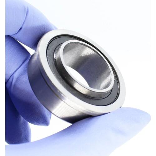 4Pcs F6202 F6202RS Bearing F6202-15-2RS 15x35x11 mm ABEC-1 Flange Ball Bearings F6202-RS Garden Cart Wheel Bearing