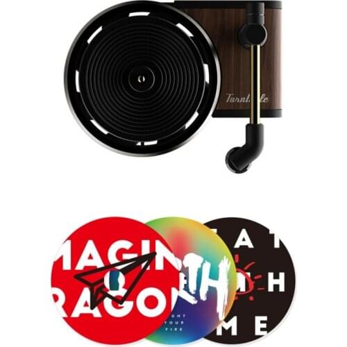 Aromatherapy Diffuser for Car Air Diffusers Freshener Retro Record Player Decor