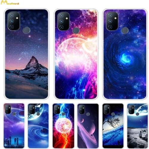 OnePlus8 Phone Cover Oneplus Nord N100 Silicone Case N10 5G One Plus 8 pro Coque TPU Painted Star Space Funda OneplusNord Capas