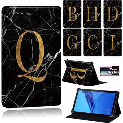 Tablet Case for Huawei MediaPad(T1 8.0/T3 8.0/T1 7.0/T3 7.0/MediaPad (T1/T5)10/T3 10 9.6/T2 10 PRO Letter Flip Cover Case+stylus