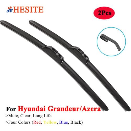 HESITE Colorful Hybrid Wiper Blades For Hyundai Grandeur Azera HG 240 300 IG Q240 Q270 Hybrid 2005 2007 2017 2018 2019 2020 2021