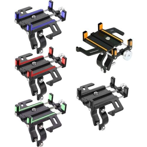 Aluminum Alloy Bicycle Phone Holder Motorcycle Handlebar Mount for iPhone