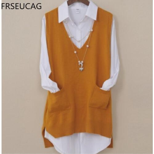 FRSEUCAG Women's Long Vests