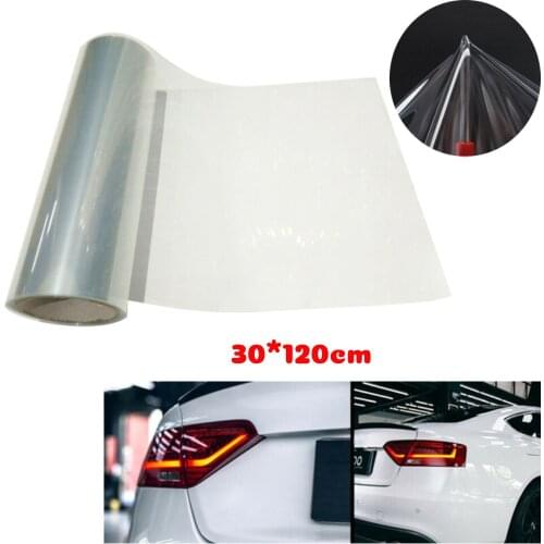 30*120cm Glossy Clear Transparent Tint Headlights Fog Taillight Film Vinyl Wrap Waterproof Car Body Film Cover Car Styling