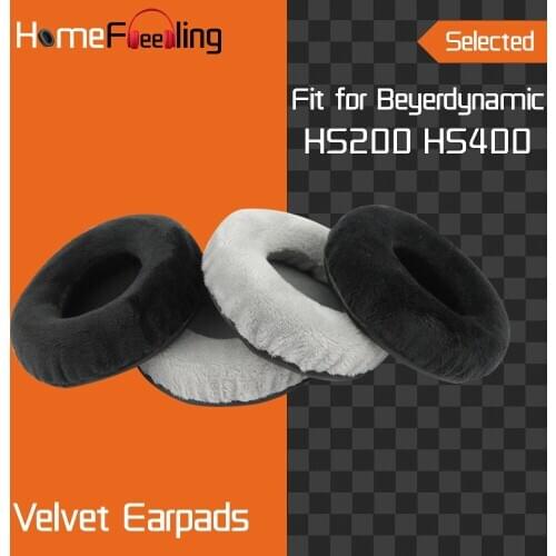 Homefeeling Earpads for Beyerdynamic HS200 HS400 Headphones Earpad Cushions Covers Velvet Ear Pad Replacement
