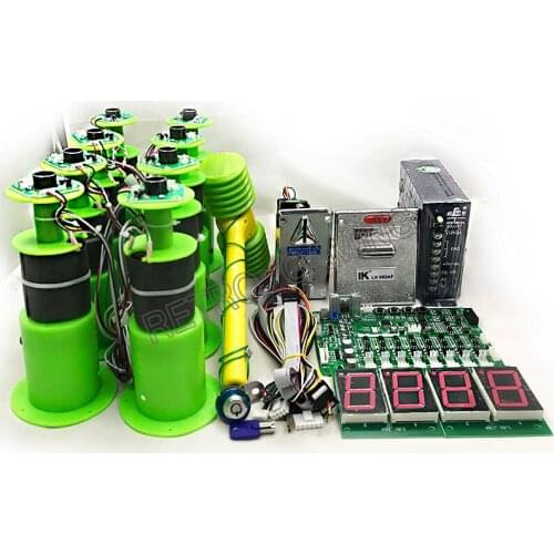 Arcade Hitting frog / mouse hammer game machine DIY full kit with motherboard and 8 hitting heads, power supply, dispenser