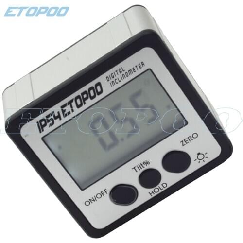 IP54 Digital Protractor Angle Pocket Size Gauge Finder Bevel Box Inclinometer Level Meter Magnetic Base For Carpentry Building