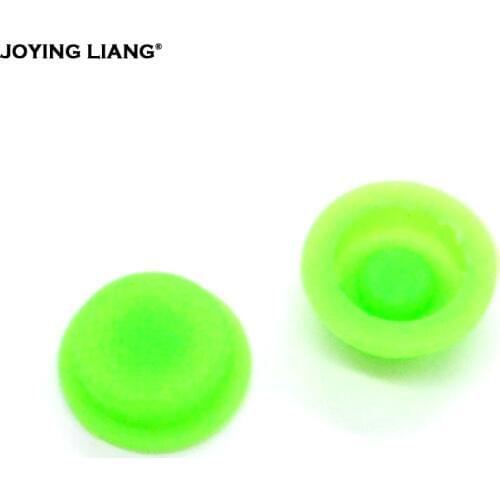 JOYING LIANG Flashlight Green Silica Gel Button Top Cover Rubber Switch Caps 2PCS