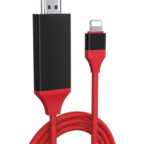 8Pin to HDMI Cable Converter to HDMI Cable Adapter USB Charging Cable 1080P 720P HD 4K HDTV Video D30 for iPhone iPad