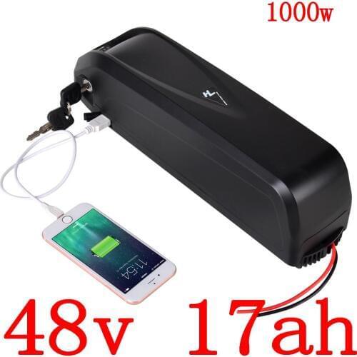 36V 48V 52V electric bike battery 48V13AH 17Ah 36V 17Ah 20Ah 52V 10AH 14AH lithium battery use LG cell for 500W 750W 1000W motor