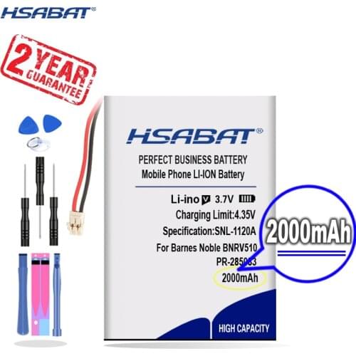 New Arrival [ HSABAT ] PR-285083 Battery for Barnes & Noble BNRV510,Nook Glowlight Plus 2015 Kobo Glo HD H2O E-book aura edition