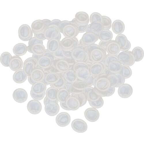 200 Pieces Disposable Latex Finger Cots Fingertip Protector Gloves for DIY Carft