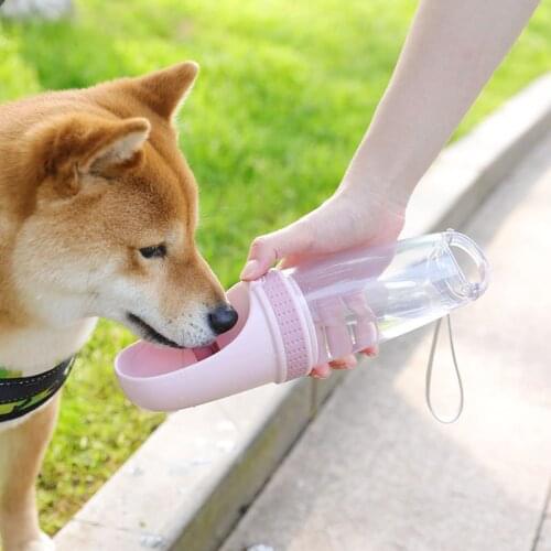 Pet outing portable dog drinking water bottle cat health water feeder pet travel cup dog accessories
