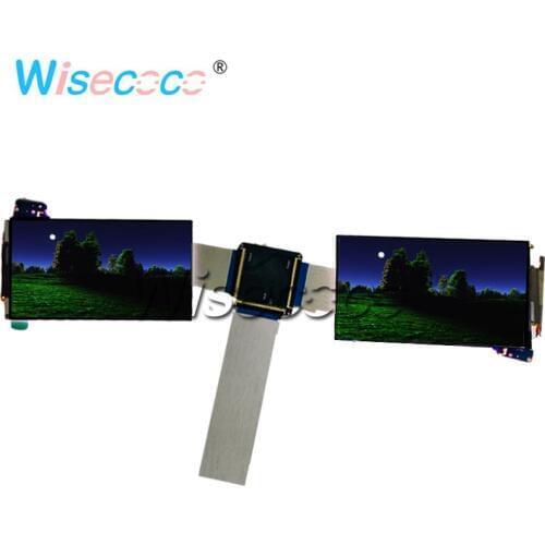 Raspberry Pi 3 5.5" 4K dual screen LCD display 3840 * 2160 IPS 60 pin LCD module screen with to MIPI controller board