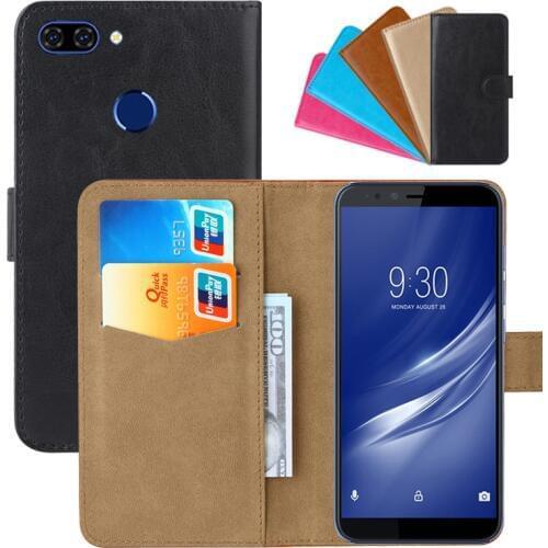 Luxury Wallet Case For iLA Silk PU Leather Retro Flip Cover Magnetic Fashion Cases Strap