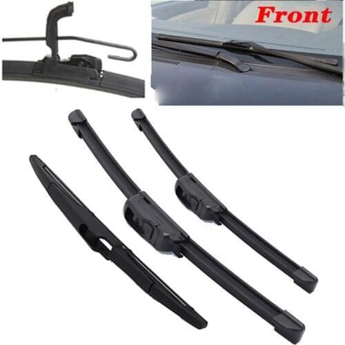 Car Front & rear Windshield Windscreen Wiper Blades For Hyundai i10 MK 2 2013 2014 2015 2016 2017 2018 2019