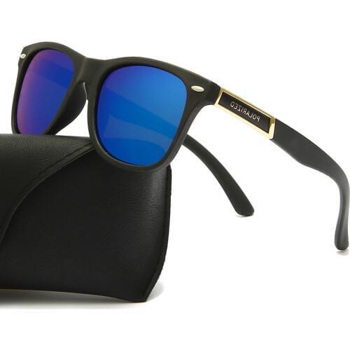 Brand Design Men Polarized Sunglasses Classic Male Square Driving Sun Glasses Vintage Coating Sunglass UV400 Shades gafas de sol