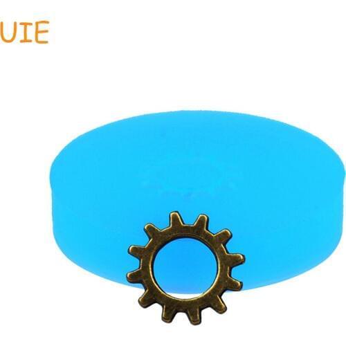 ST008U Steampunk Gears Flexible Push Mold For Crafts From Resin Paper Sculpey Polymer Chocolate Dollhouse