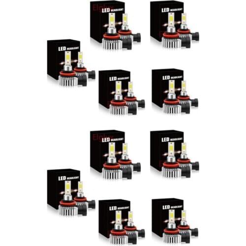 Wholesale H7 H8 H11 9005 HB3 9006 HB4 Led Car Headlight Bulbs 12000LM Car Lights Mini Turbo LED H7 Automobiles Lamp No Wires