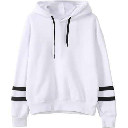 Pure color hooded sweater European and American adult plus size trend Harajuku casual